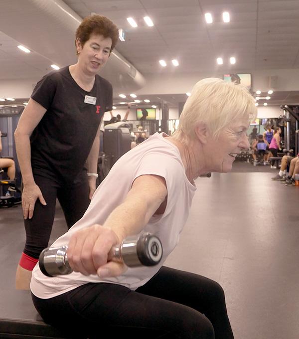 One-on-one personal training
